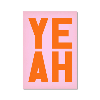 YEAH - burnt peach.